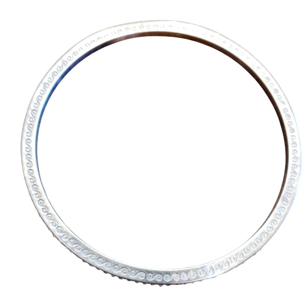 Brighton Silver Tone Bangle‎ Bracelet Crystal Rhinestone Accent Elegant Jewelry